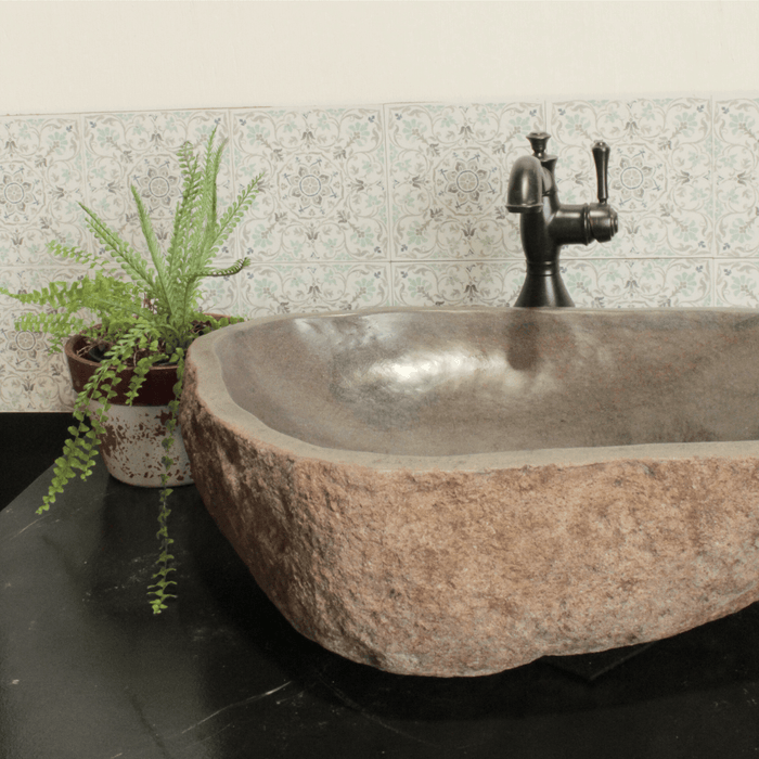 River Rock Vessel Sink - Large - Solange & Frances