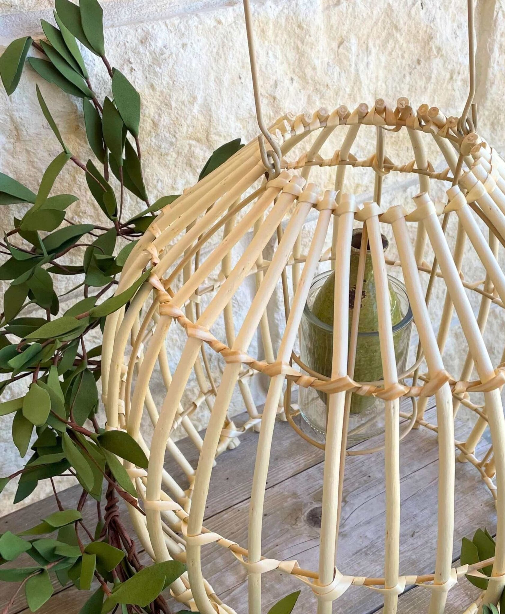 Round Bamboo Lantern - Solange & Frances