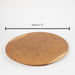 Round Teak Board - Solange & Frances