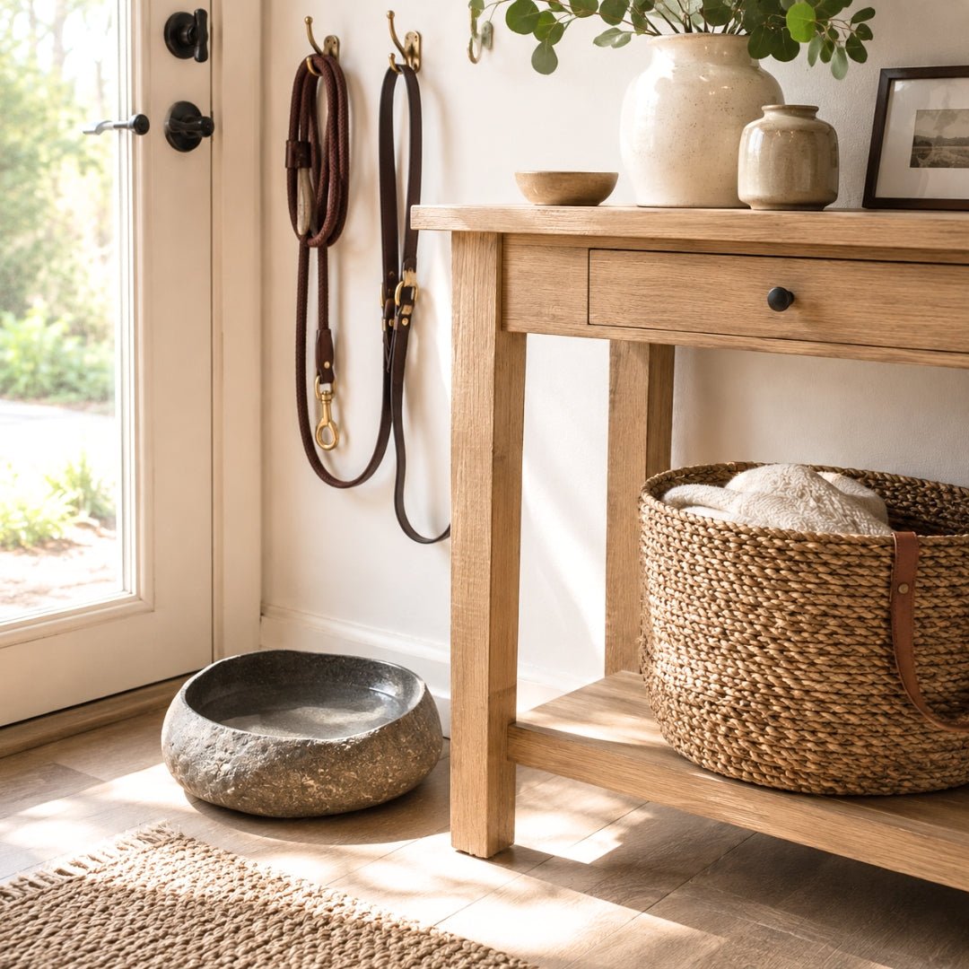 Stone Pet Bowl All Natural - Solange & Frances