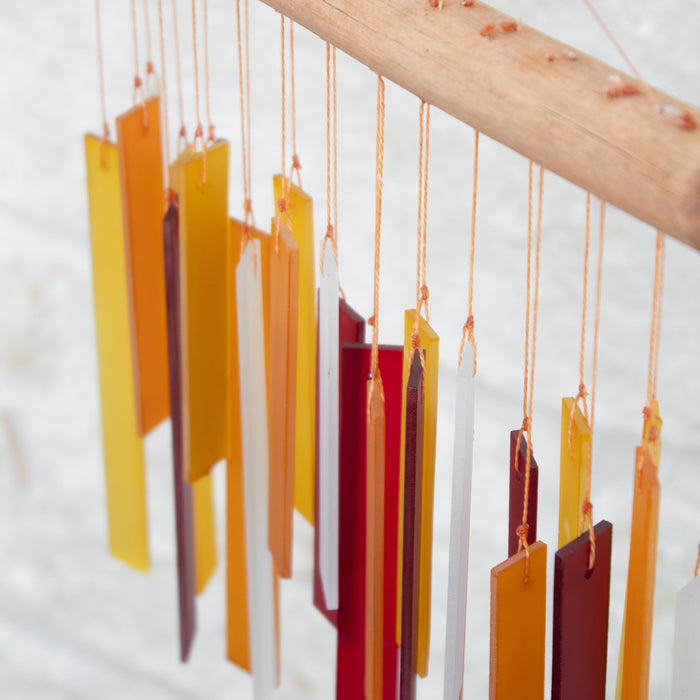 Sunset Glass Windchime - Solange & Frances