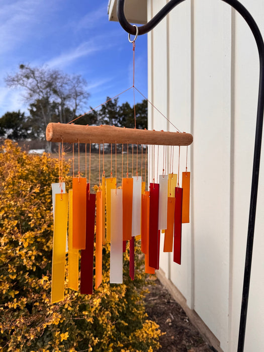 Sunset Glass Windchime - Solange & Frances