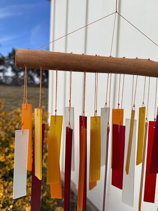 Sunset Glass Windchime - Solange & Frances