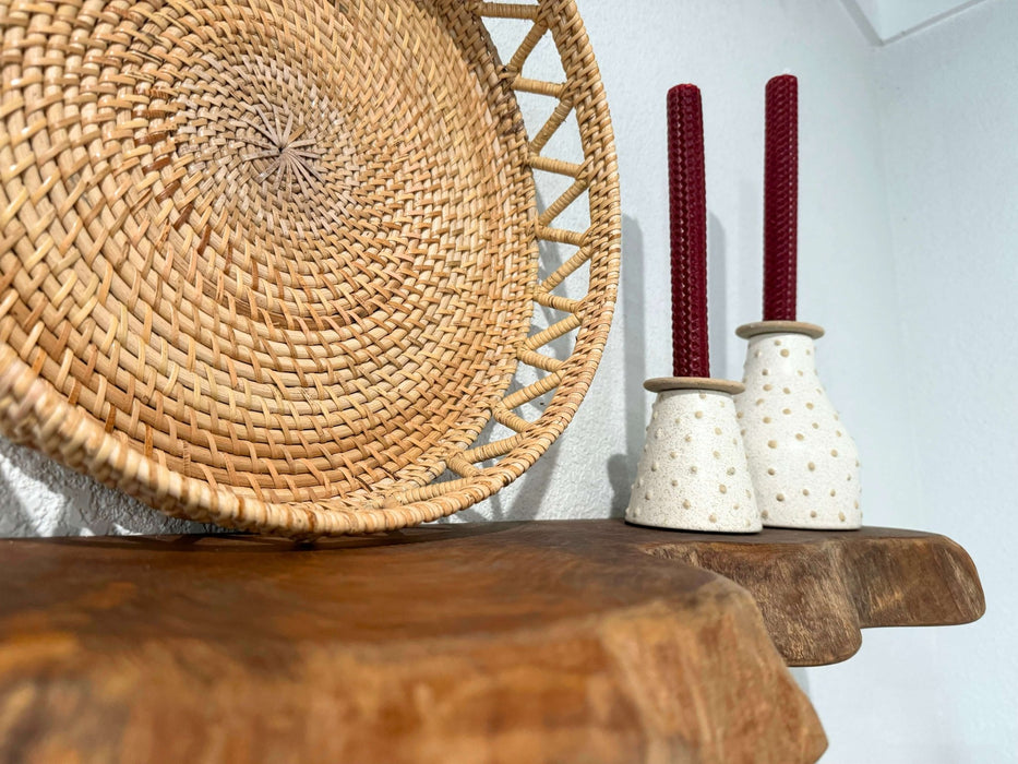 Teak Live Edge Wall Shelf - Floating Shelf for Home Decor - X long - Solange & Frances