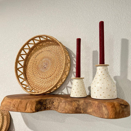 Teak Live Edge Wall Shelf - Floating Shelf for Home Decor - X long - Solange & Frances