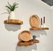 Teak Live Edge Wall Shelf - Floating Shelf for Home Decor - X long - Solange & Frances