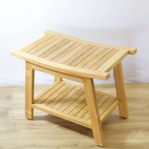 Teak Lurus Shower Bench - Solange & Frances