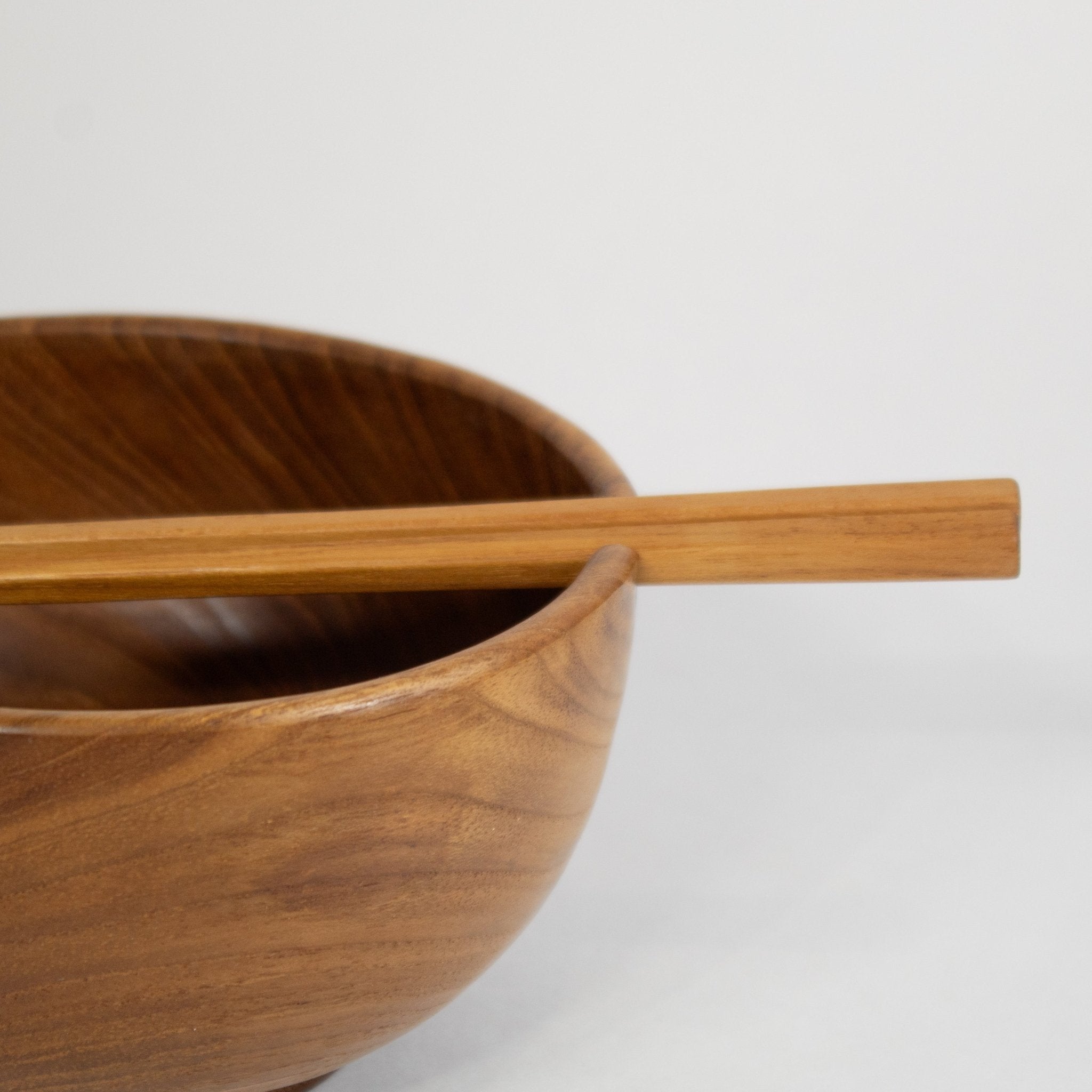 Teak Noodle Bowl Chopstick Set - Solange & Frances