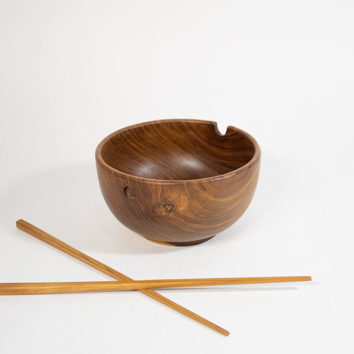 Teak Noodle Bowl Chopstick Set - Solange & Frances