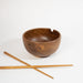 Teak Noodle Bowl Chopstick Set - Solange & Frances