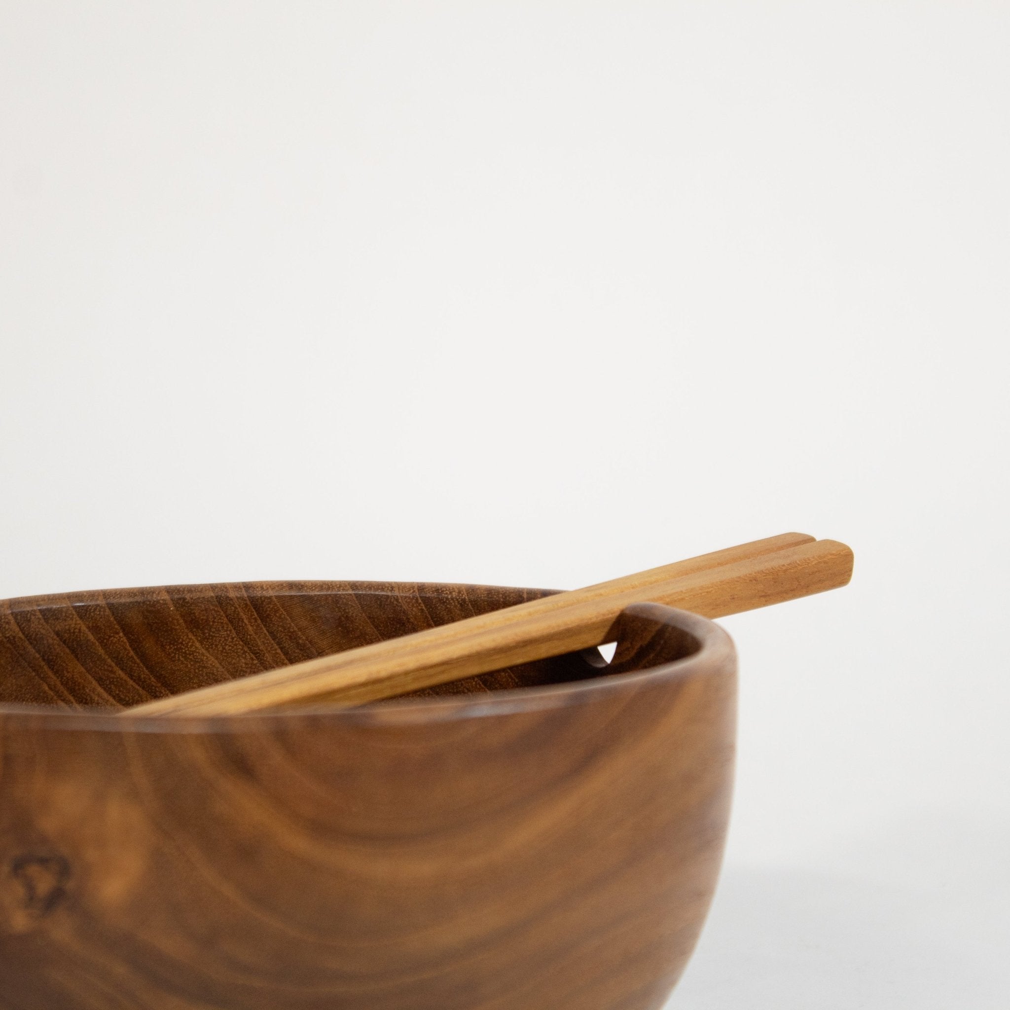 Teak Noodle Bowl Chopstick Set - Solange & Frances