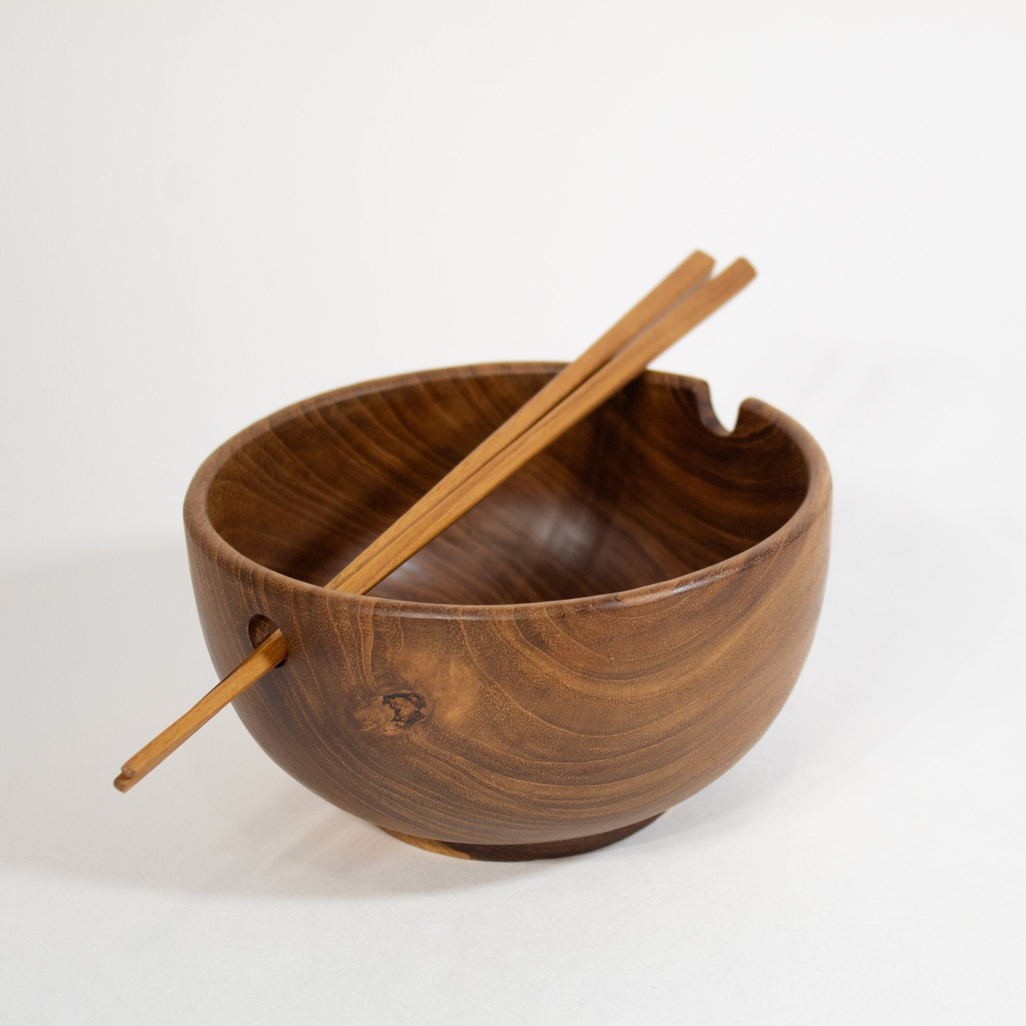 Teak Noodle Bowl Chopstick Set - Solange & Frances