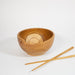 Teak Serving Bowl Wooden Chopstick Set - Solange & Frances