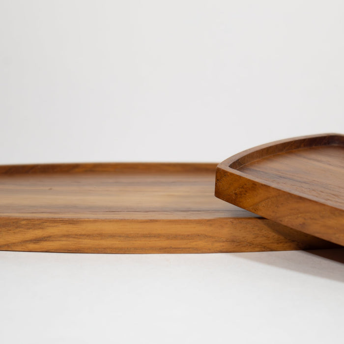 Teak Serving Tray - Rectangle - Solange & Frances