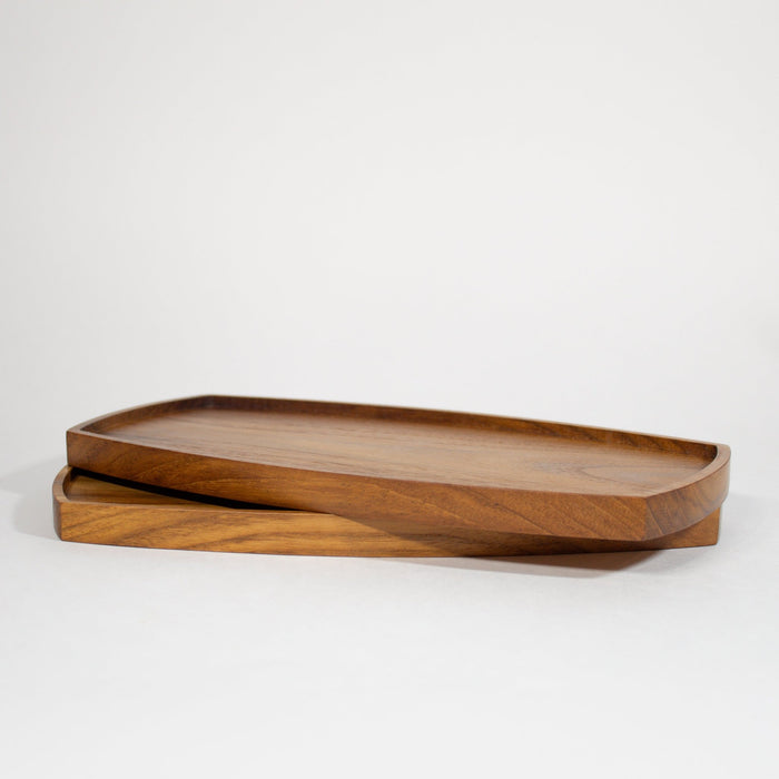 Teak Serving Tray - Rectangle - Solange & Frances