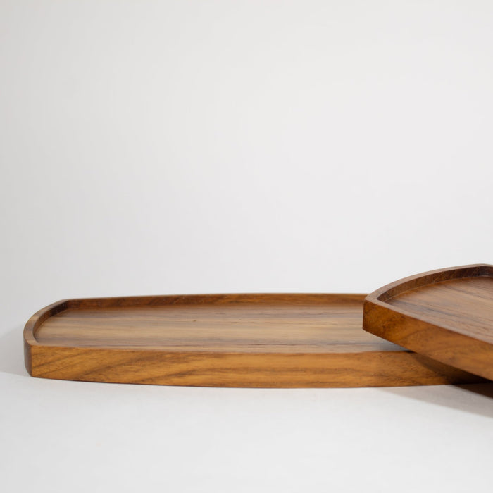 Teak Serving Tray - Rectangle - Solange & Frances