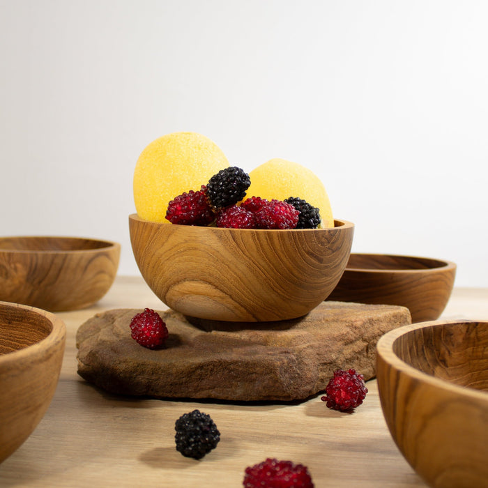 Teak Wood Bowl - Solange & Frances