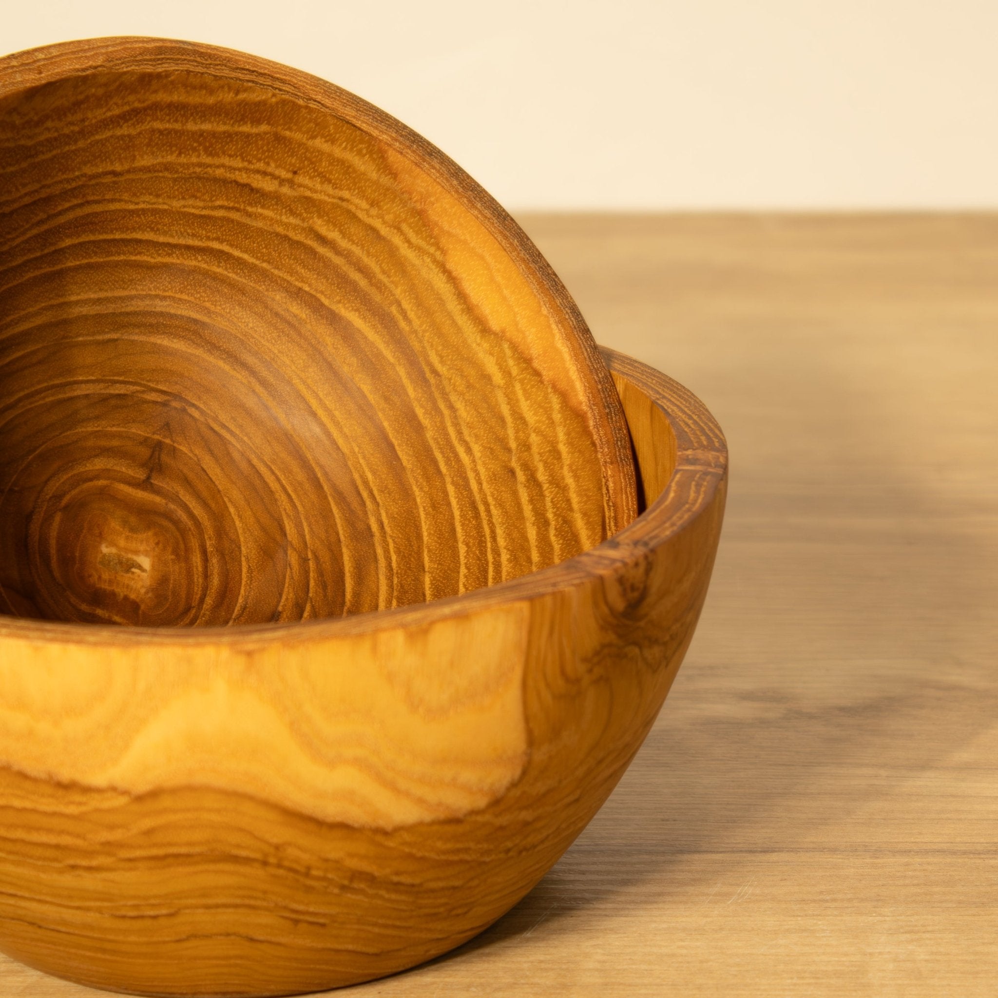 Teak Wood Bowls - Set of 2 - Solange & Frances