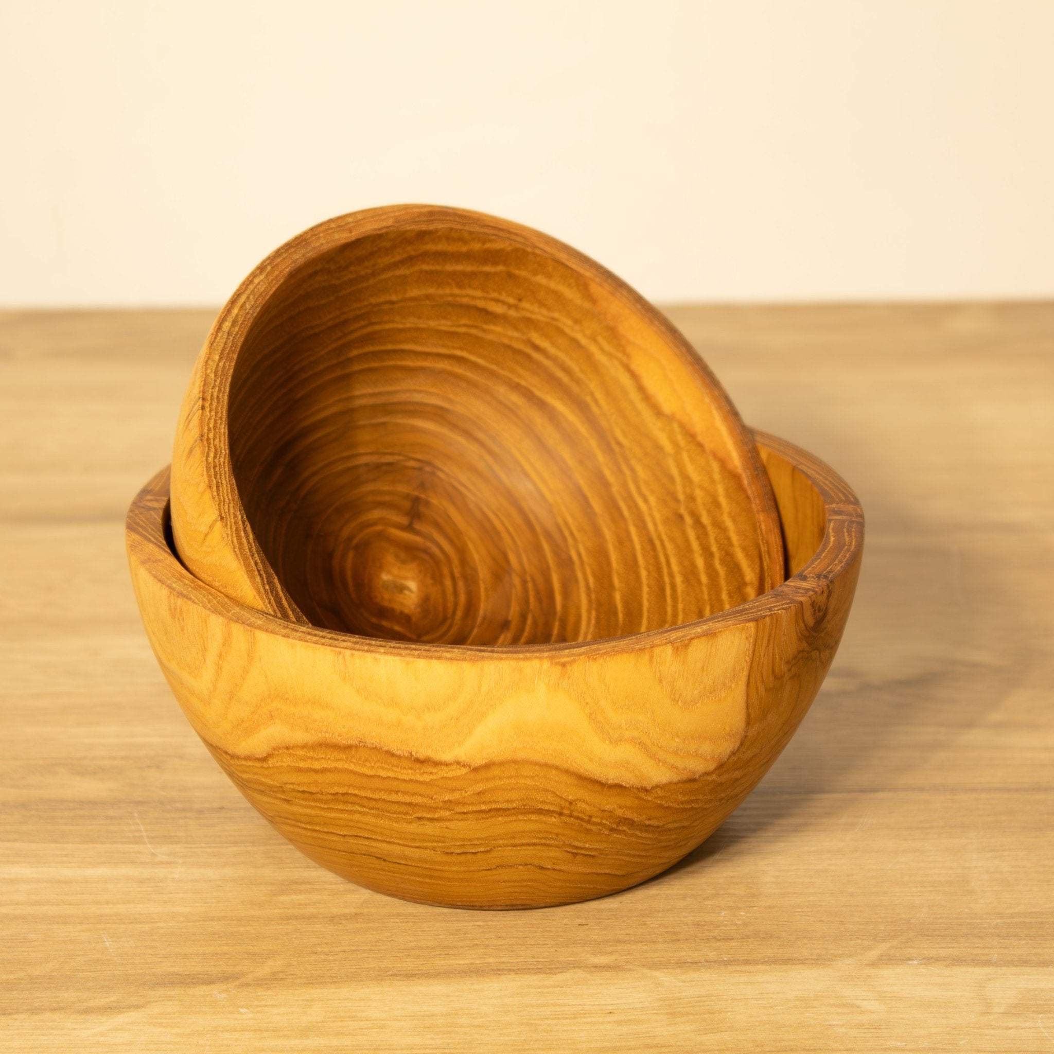 Teak Wood Bowls - Set of 2 - Solange & Frances