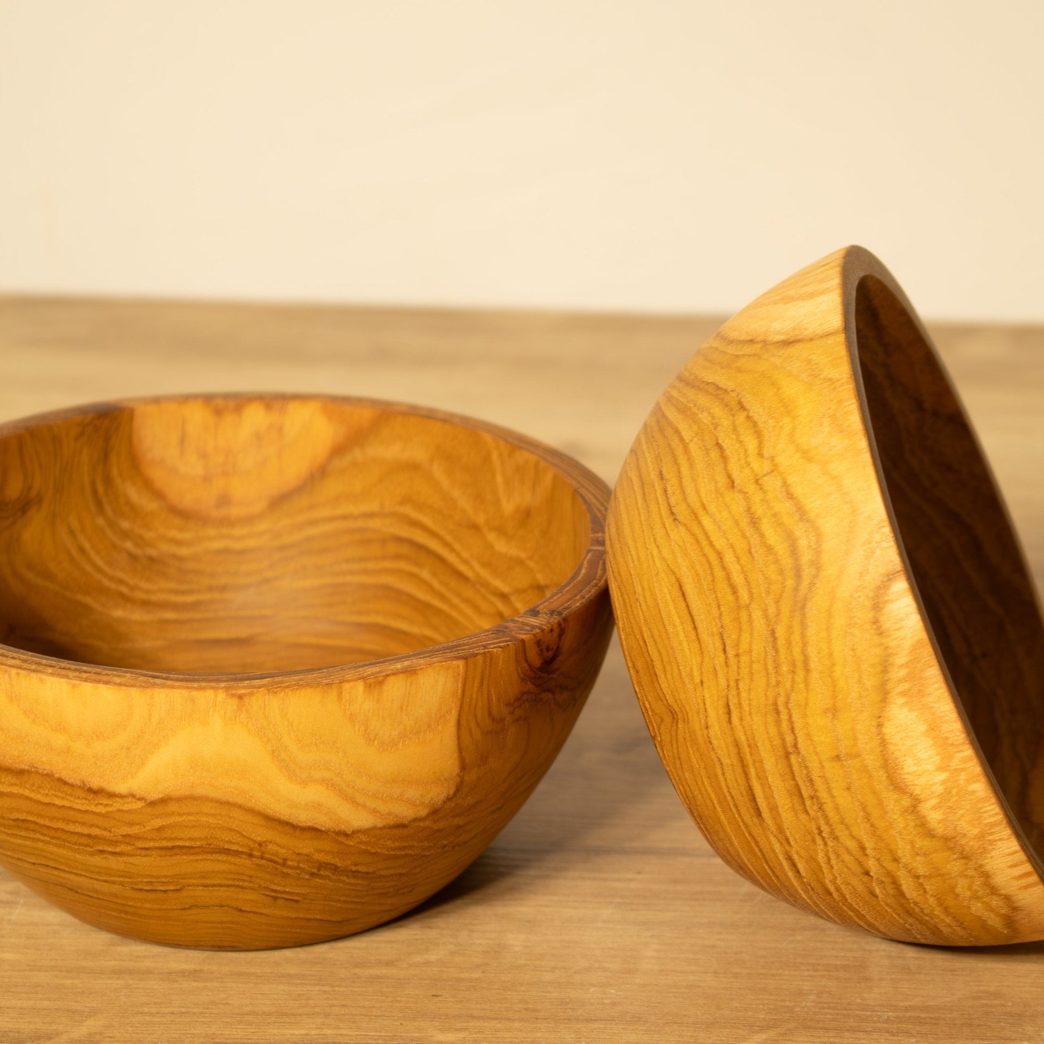 Teak Wood Bowls - Set of 2 - Solange & Frances