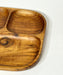 Teak Wood Divided Kid's Plate - Solange & Frances