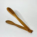 Teak Wood Flip & Fold Spoon Tongs - Solange & Frances