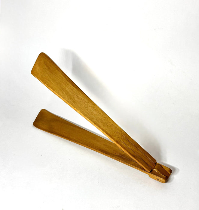 Teak Wood Flip & Fold Tongs - Solange & Frances