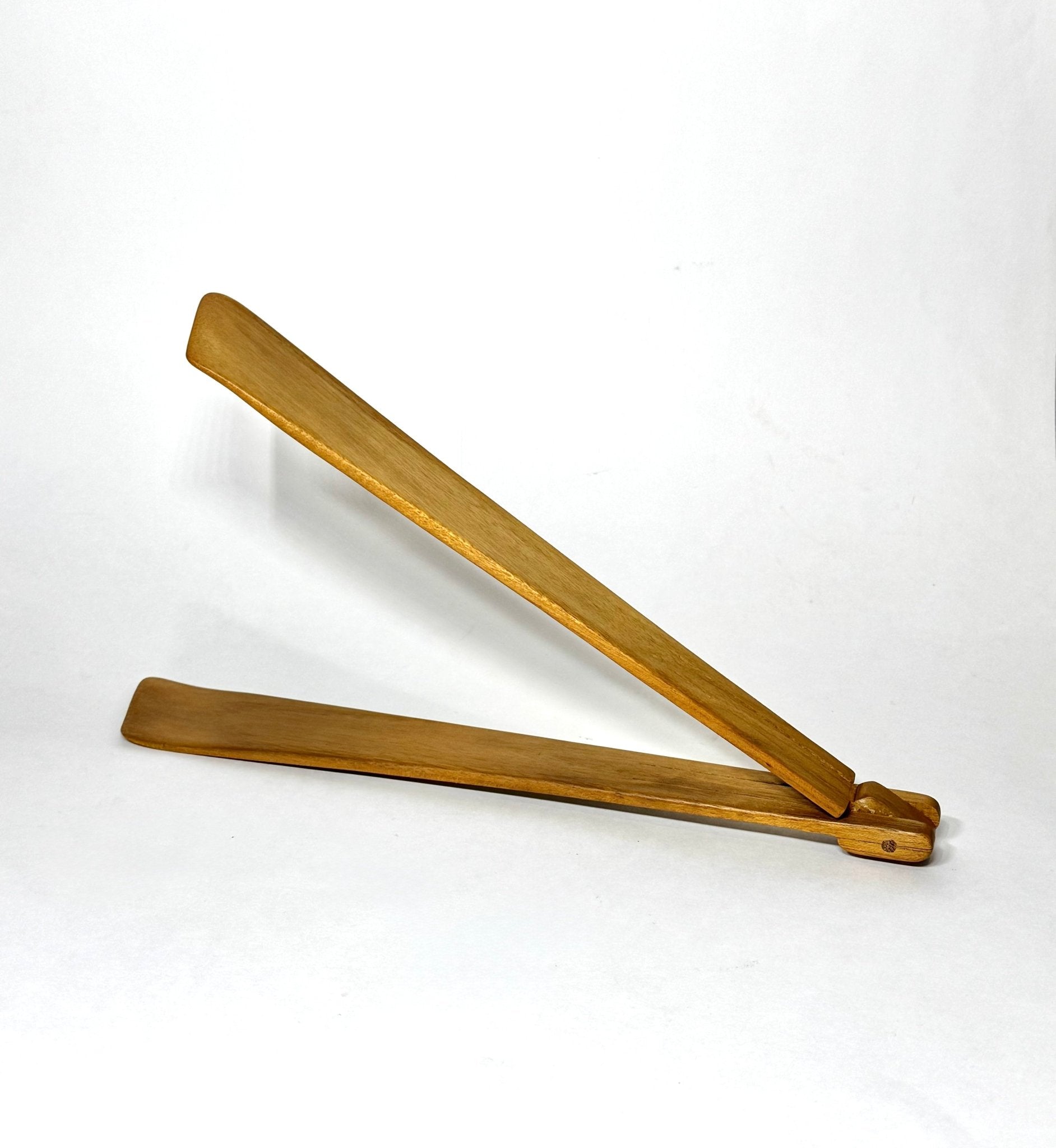 Teak Wood Flip & Fold Tongs - Solange & Frances