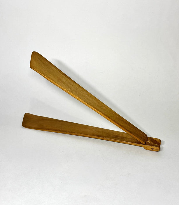 Teak Wood Flip & Fold Tongs - Solange & Frances