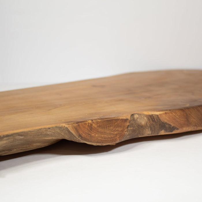Teak Wood Live Edge Charcuterie Board - Solange & Frances