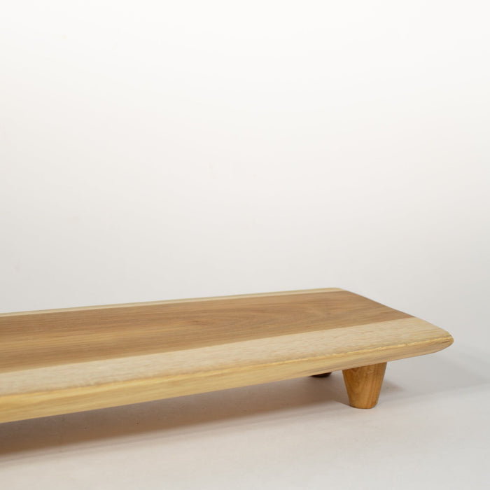 Teak Wood Live Edge Serving Tray - Solange & Frances