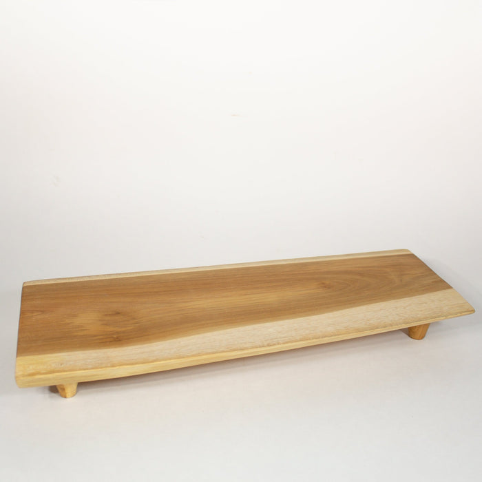 Teak Wood Live Edge Serving Tray - Solange & Frances