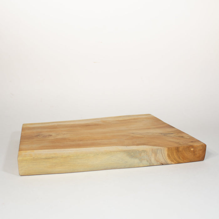 Teak Wood Live Edge Serving Tray - Solange & Frances