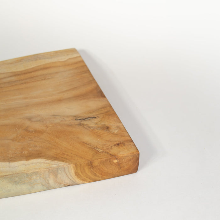 Teak Wood Live Edge Serving Tray - Solange & Frances