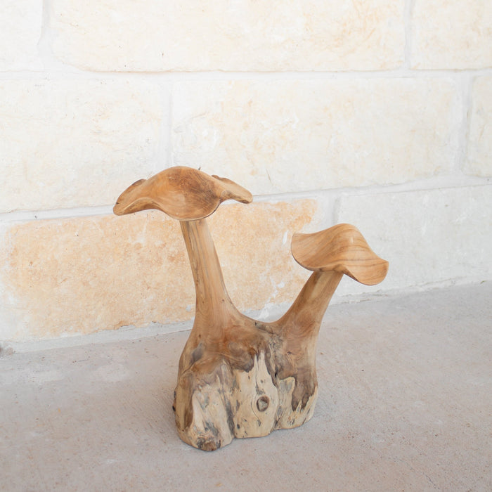 Teak Wood Mushrooms - Solange & Frances