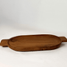 Teak Wood Oval Tray w/ Handles - Solange & Frances