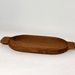 Teak Wood Oval Tray w/ Handles - Solange & Frances