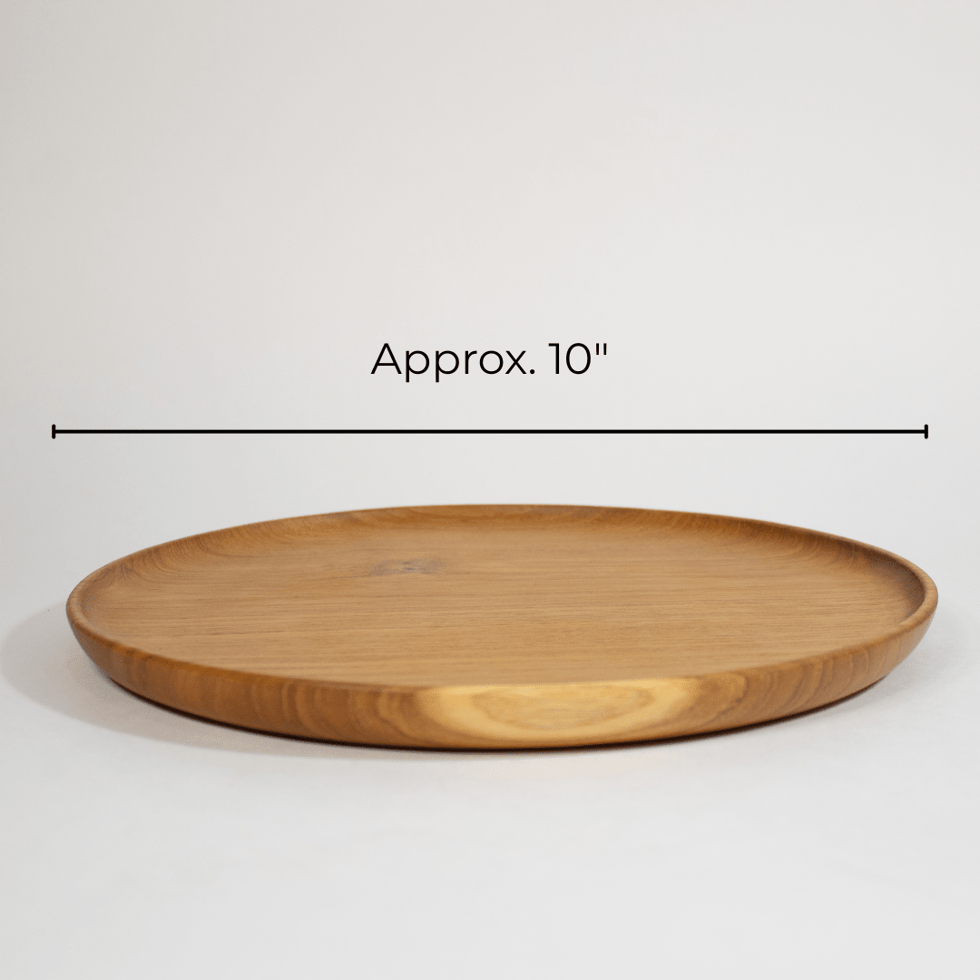 Teak Wood Plate - Solange & Frances