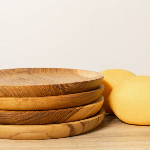 Teak Wood Plate - Small - Solange & Frances