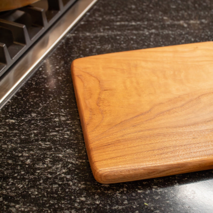Teak Wood Rectangular Board w/ Handle - Solange & Frances