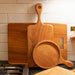 Teak Wood Rectangular Board w/ Handle - Solange & Frances