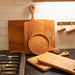 Teak Wood Rectangular Board w/ Handle - Solange & Frances