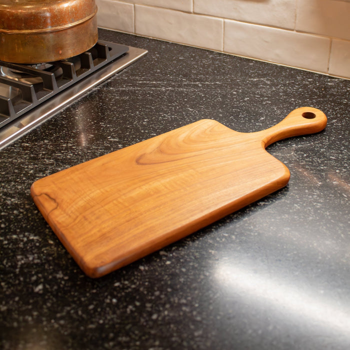 Teak Wood Rectangular Board w/ Handle - Solange & Frances