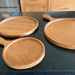 Teak Wood Round Board w/ Handle - Solange & Frances