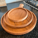 Teak Wood Round Board w/ Handle - Solange & Frances