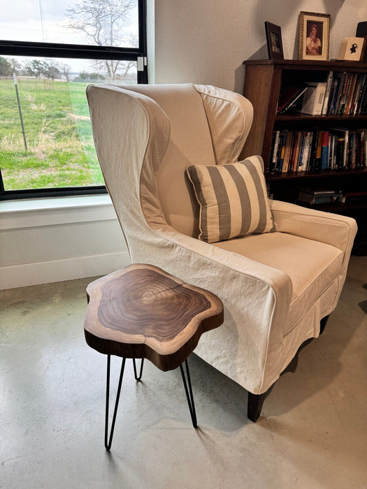 Teak Wood Side Table - Solange & Frances