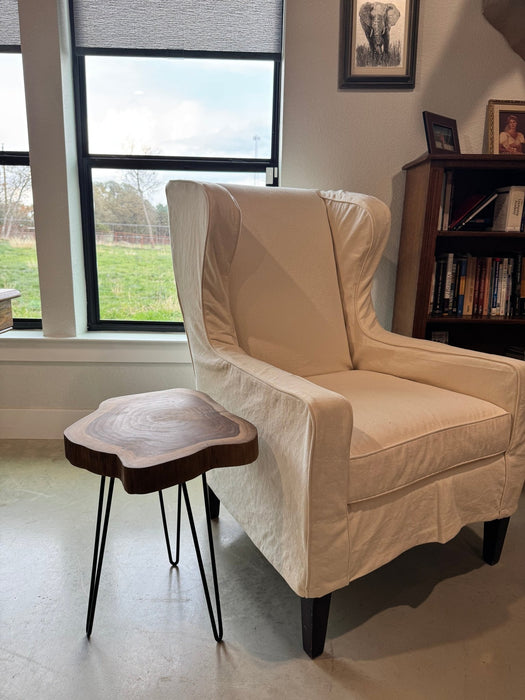 Teak Wood Side Table - Solange & Frances