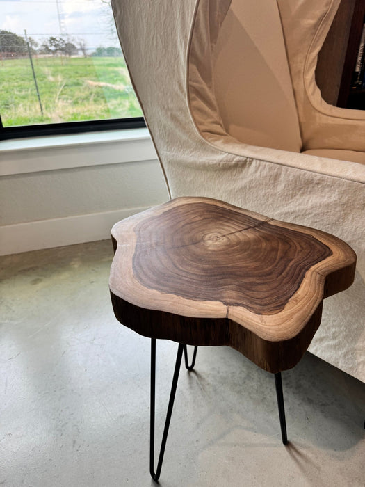 Teak Wood Side Table - Solange & Frances