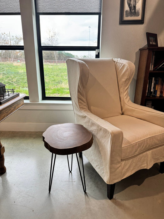 Teak Wood Side Table - Solange & Frances