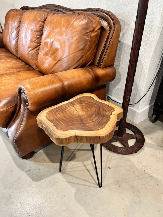 Teak Wood Side Table - Solange & Frances